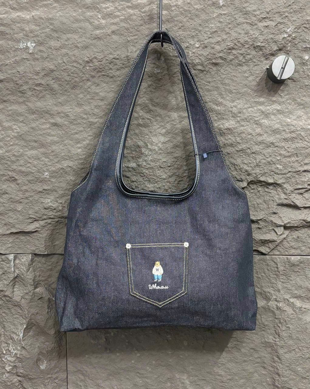  Túi Tote Whoau - Steve Denim Shoulder Bag - WHBGG3821A 