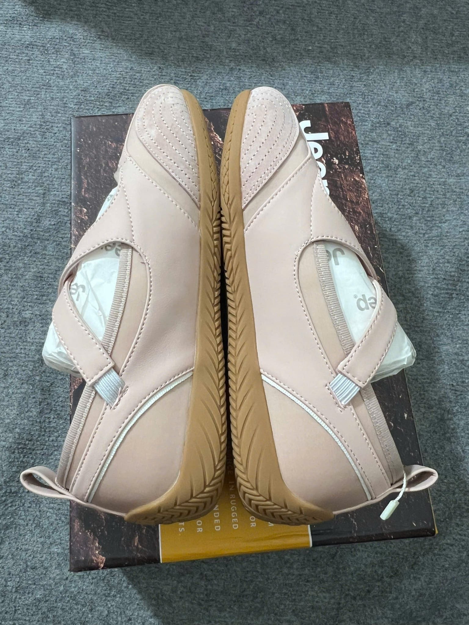  Giày Jeep Mary Jane - [Nữ] Vintage Toe Ballet Pink P661W13310 