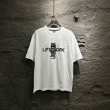  Áo thun LifeWork [Unisex] - Hipdog Hooded Applique Short Sleeve T-shirt - LW262TS104 