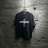  Áo thun LifeWork [Unisex] - Hipdog Hooded Applique Short Sleeve T-shirt - LW262TS104 