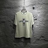  Áo thun LifeWork [Unisex] - Hipdog Hooded Applique Short Sleeve T-shirt - LW262TS104 