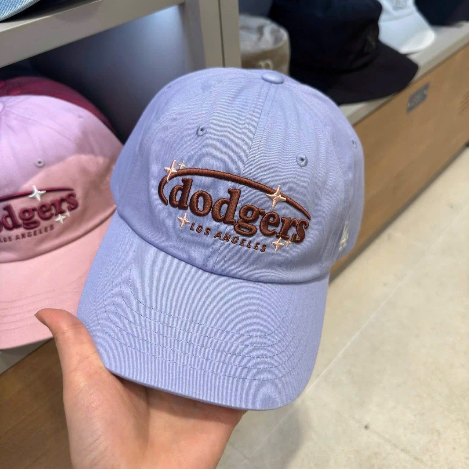  Nón MLB Korea - Cute Pop Unstructured Ball Cap LA Dodgers - 3ACPV246N-07VOM 