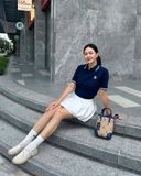  Áo Polo Crop MLB Korea [Nữ] - Basic Crop Collared NY - 3FPQB0243 