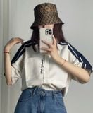  Áo Sơ Mi RMTCRW [ROMANTIC CROWN] - [Unisex] Shoulder Line Half Shirt 