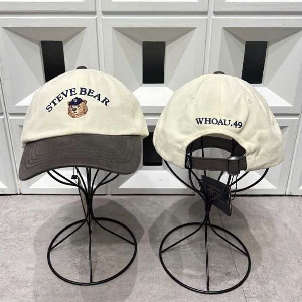  Nón Whoau - [Unisex] Steve Head Embroidery Ball Cap - WHACG4921A 