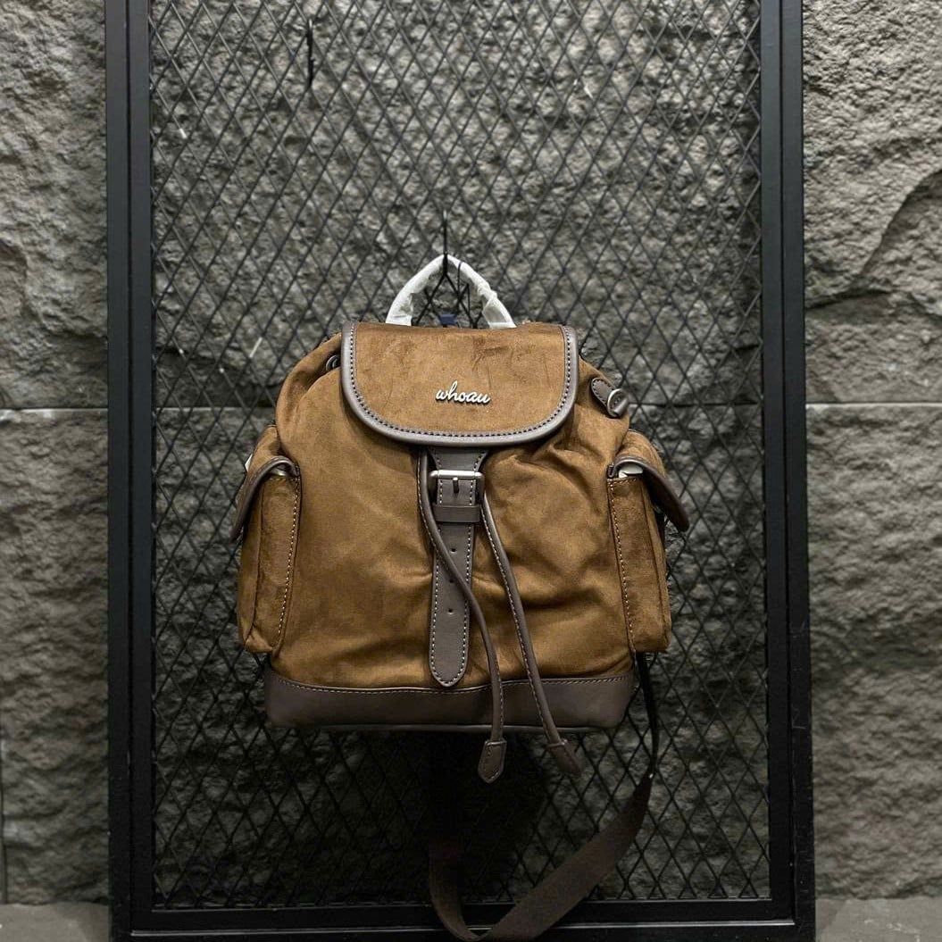  Balo Whoau Korea - Synthetic Suede Flap - WHBGG4931A 