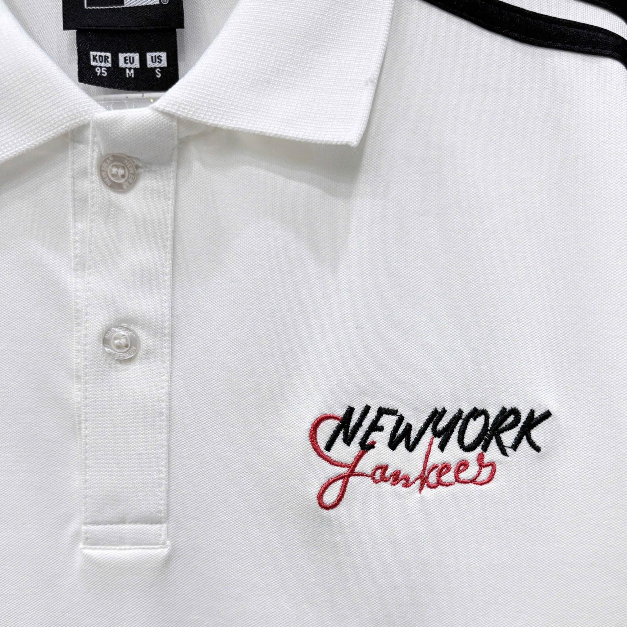  Áo Thun Polo New Era - [Unisex] Basic NY Black/White 