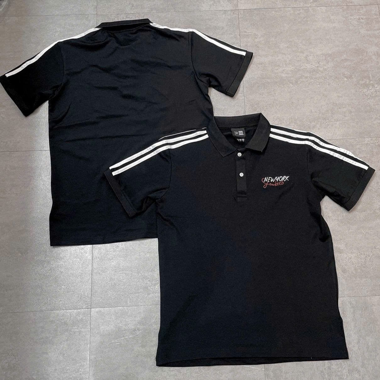  Áo Thun Polo New Era - [Unisex] Basic NY Black/White 