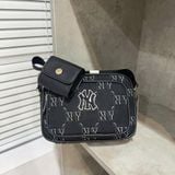  Túi MLB Diamond Monogram Camera Bag NY Black - 7ACRMDH5N-50BKS 
