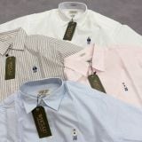  Áo Sơ Mi WHOAU [Unisex] - Steve Loose Fit Short Sleeve Shirts Pink - WHYAG2511F 