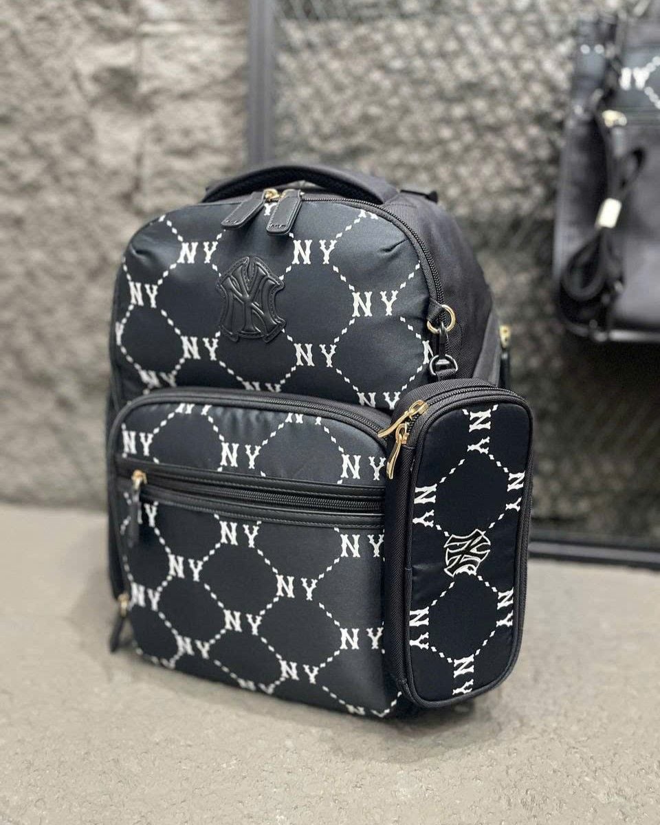  Set Balo MLB Korea Jacquard Monogram - 7ABKMD35N-50BKS 