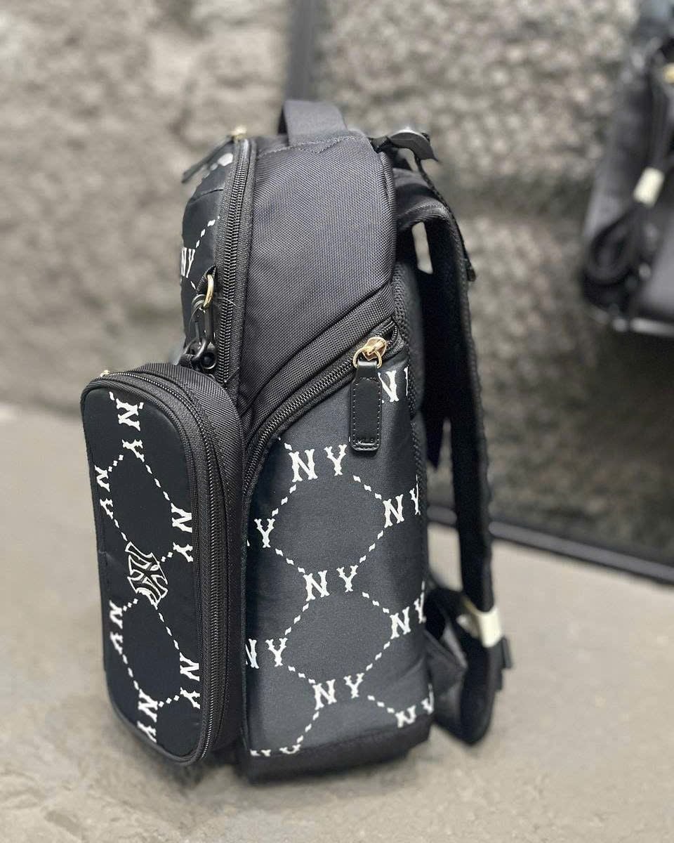  Set Balo MLB Korea Jacquard Monogram - 7ABKMD35N-50BKS 