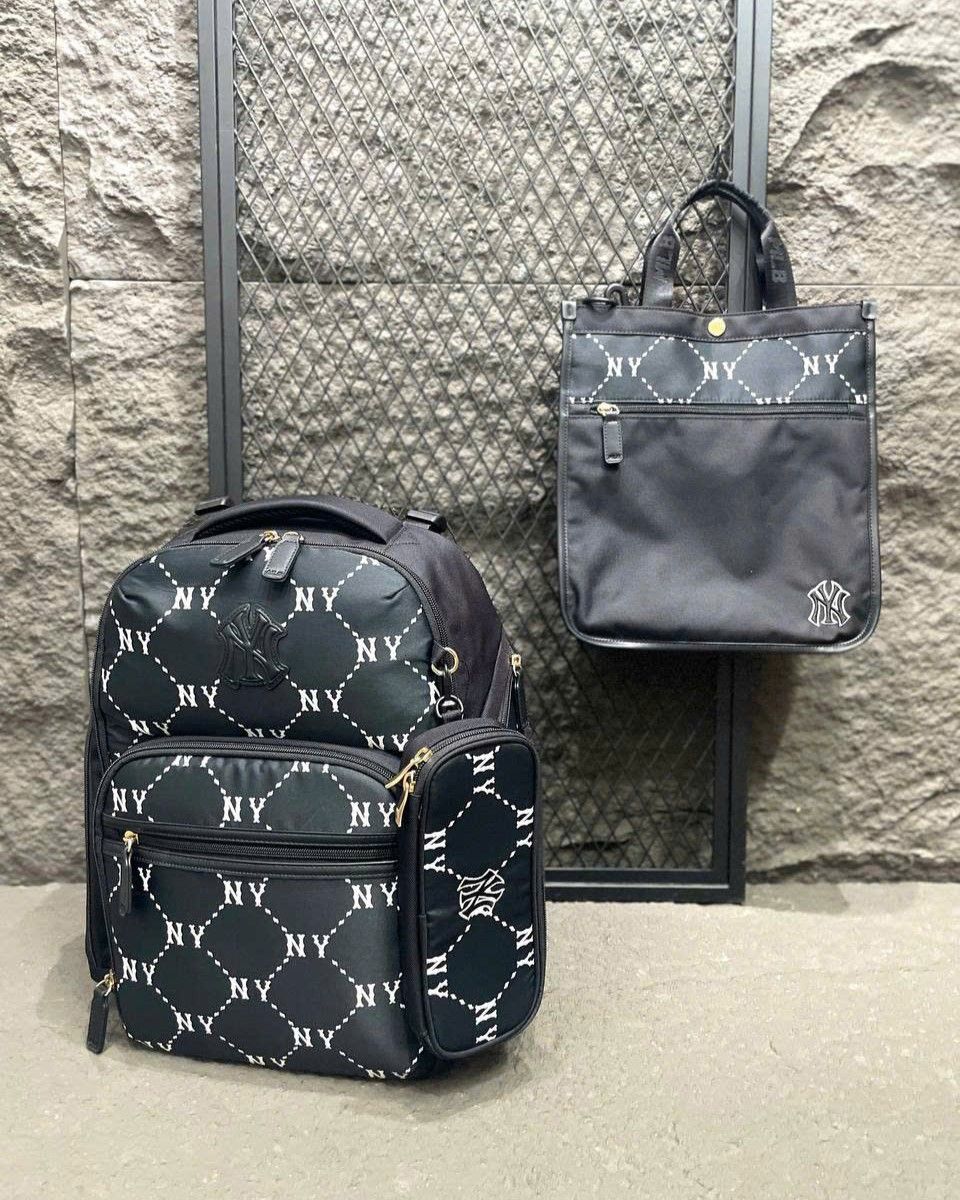  Set Balo MLB Korea Jacquard Monogram - 7ABKMD35N-50BKS 
