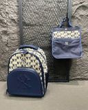  Set Balo MLB Korea - Classic Mono DTP NY Navy - 7ABKMD55N-50NYD 