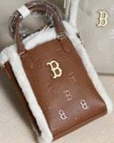  Túi Phone MLB - Classic Monogram PU Embossed Mini Boston Brown - 7ACRM0946-43CAS 