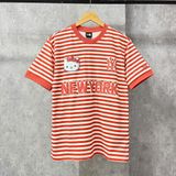  Áo Thun New Era - [Unisex] Kitty Cap NY Stripe Orange - 14447858 