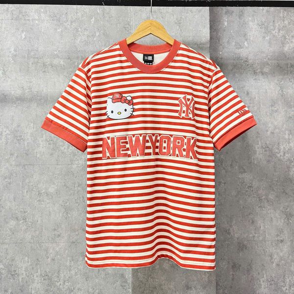 Áo Thun New Era - [Unisex] Kitty Cap NY Strip Orange - 14447858