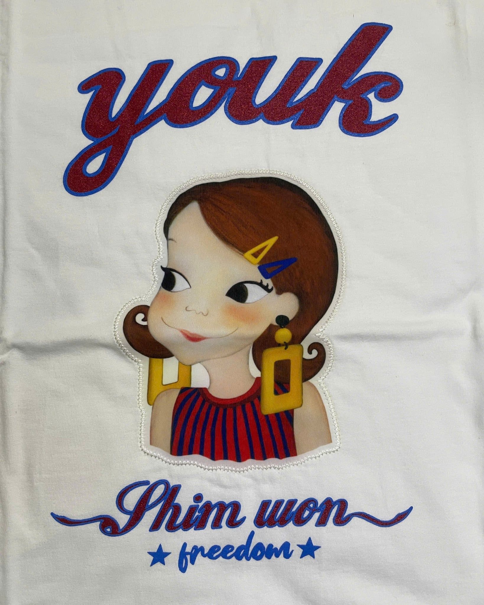  Áo Thun Youk Shim Won [Nữ] - Smart Ria White 