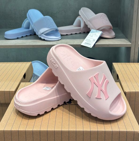 Dép MLB Korea Skipper Slide NY Yankees 3ALPS0163-50PKS