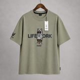  Áo thun LifeWork [Unisex] - Hipdog Hooded Applique Short Sleeve T-shirt - LW262TS104 