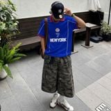  Áo Thun Polo New Era - [Unisex] New York Hip Line Blue - 13256663 