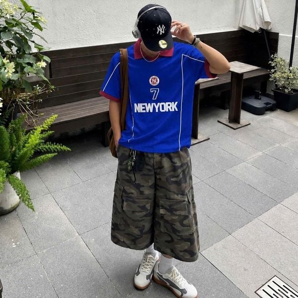 Áo Thun Polo New Era - [Unisex] New York Hip Line Blue - 13256663