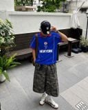  Áo Thun Polo New Era - [Unisex] New York Hip Line Blue - 13256663 