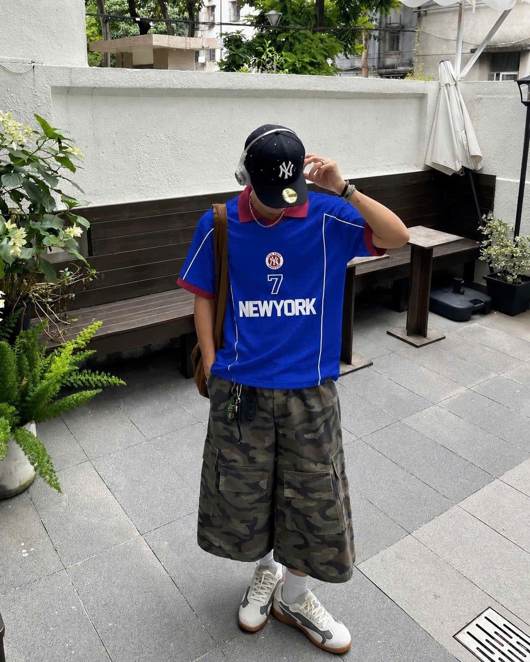  Áo Thun Polo New Era - [Unisex] New York Hip Line Blue - 13256663 