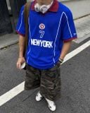  Áo Thun Polo New Era - [Unisex] New York Hip Line Blue - 13256663 