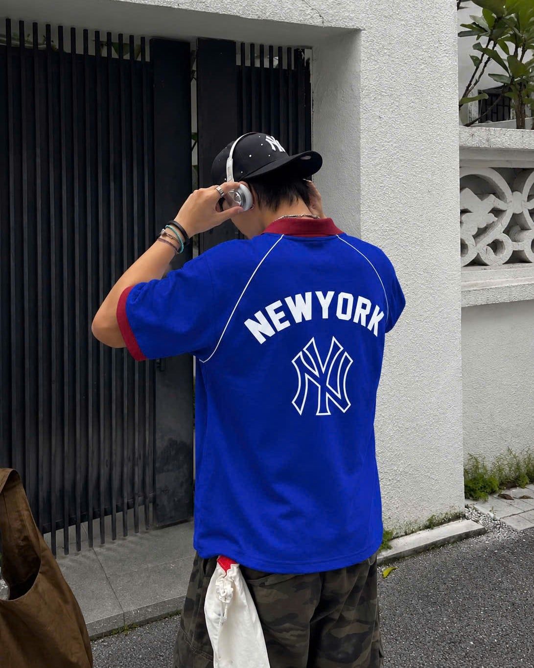  Áo Thun Polo New Era - [Unisex] New York Hip Line Blue - 13256663 