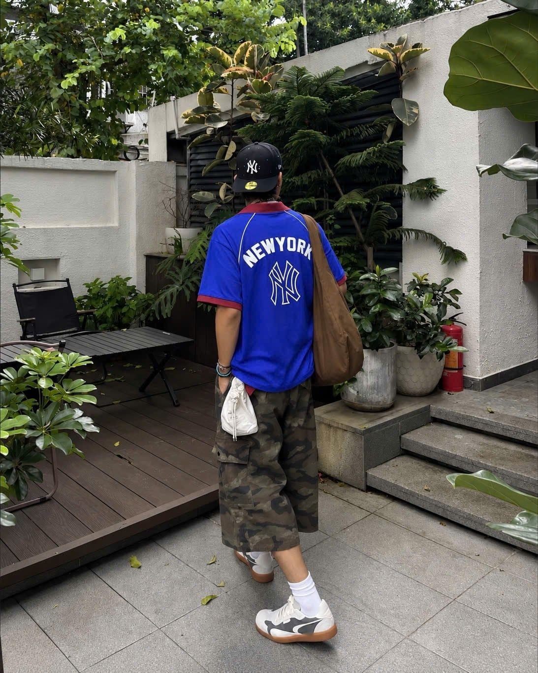  Áo Thun Polo New Era - [Unisex] New York Hip Line Blue - 13256663 
