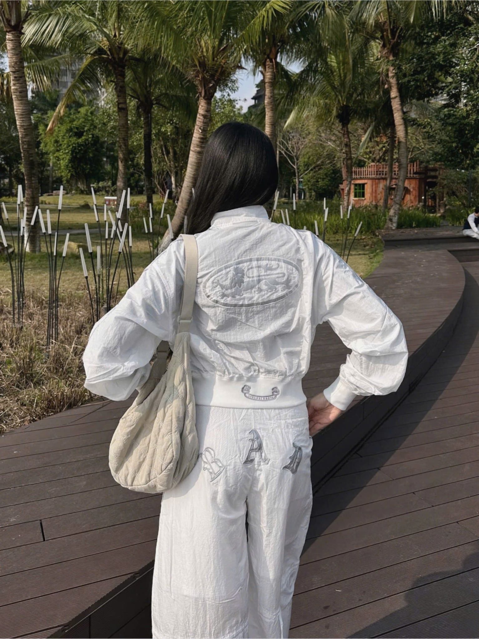 Set Áo Quần Gió [Nữ] Badblood - Dark Billy Nylon Curved Track 