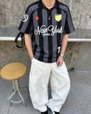  Áo Thun Polo New Era - [Unisex] New York Jersey Stripe Black - 13782557 