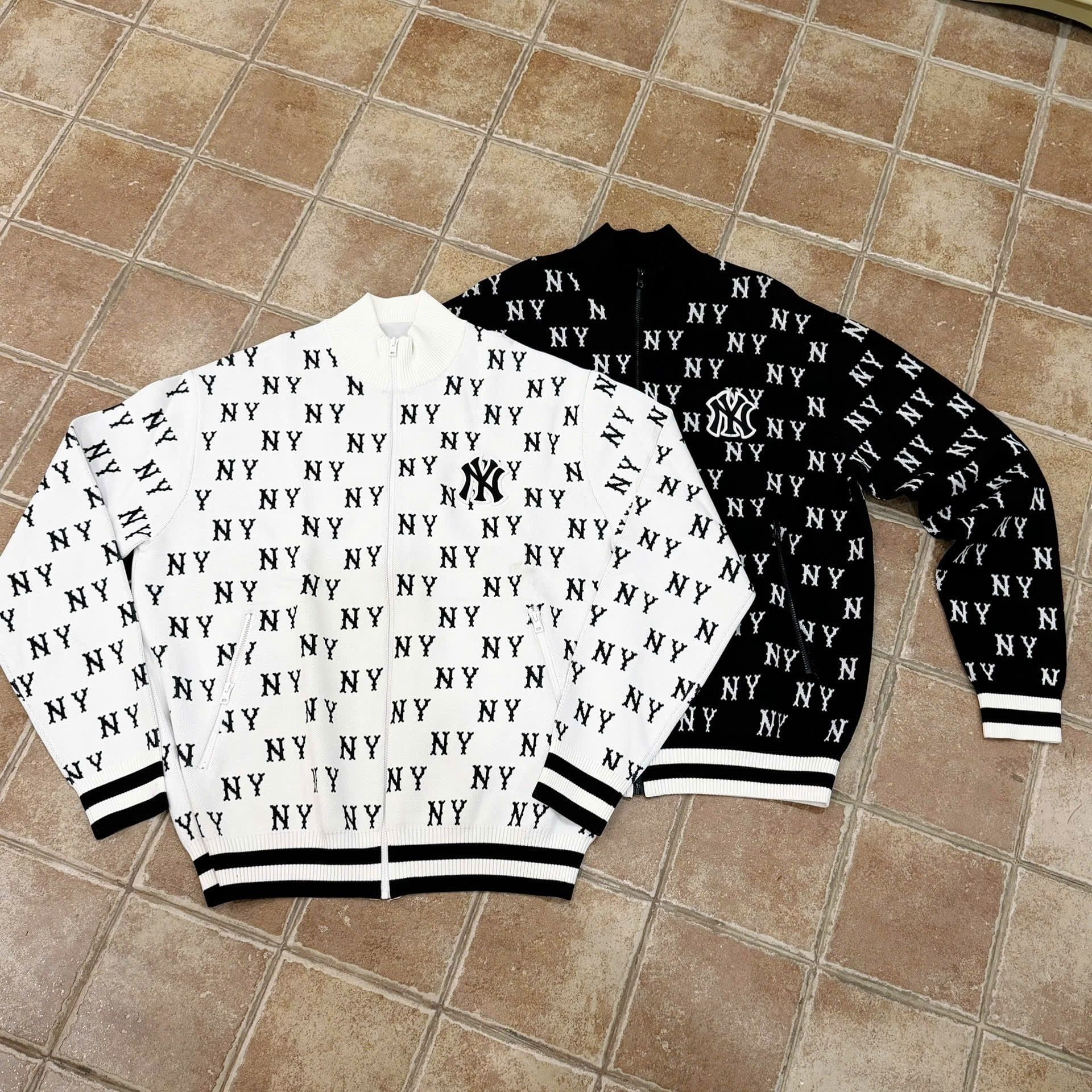  Áo Khoác Len MLB - Monogram Full Pattern Zip Up - 3AKCM0441 