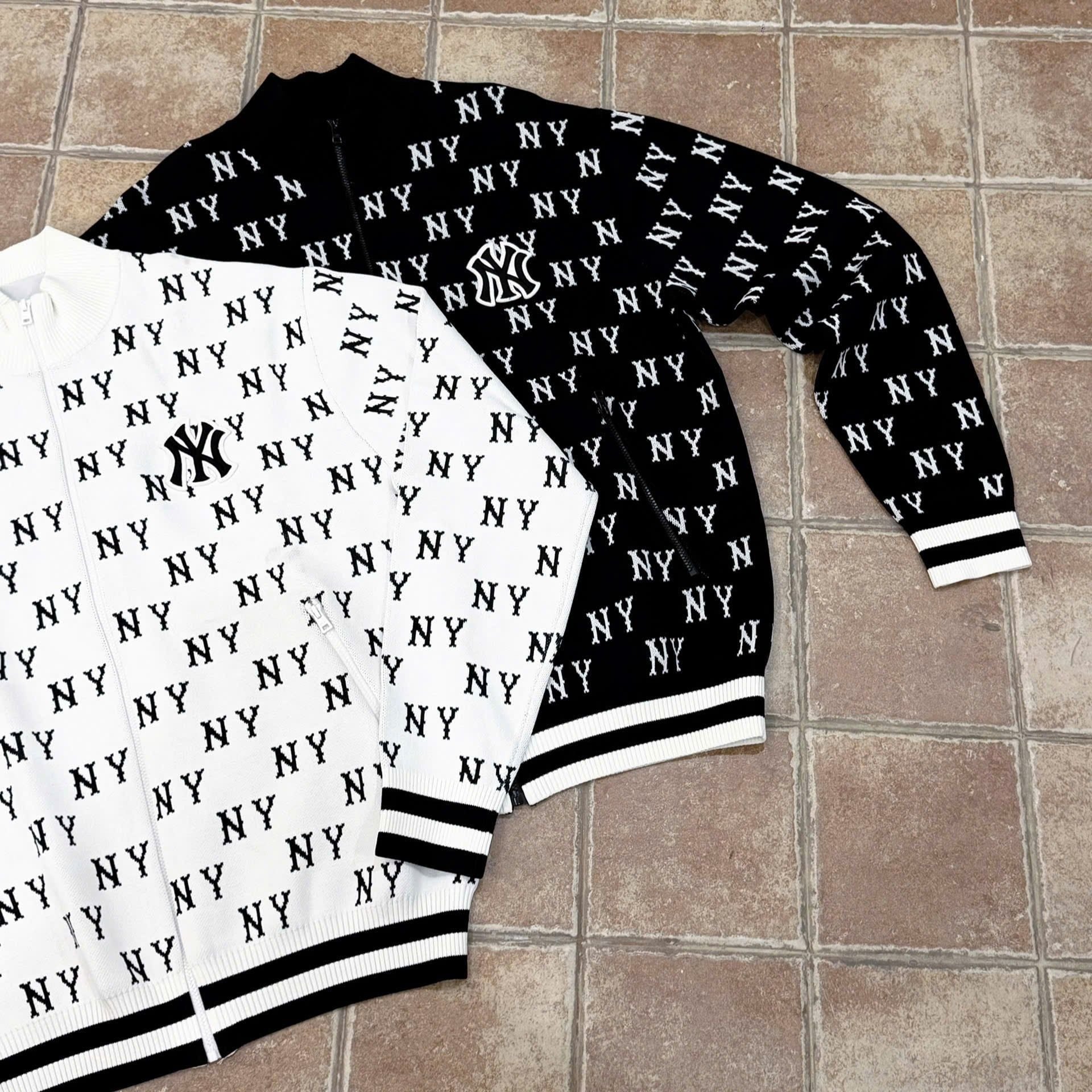  Áo Khoác Len MLB - Monogram Full Pattern Zip Up - 3AKCM0441 