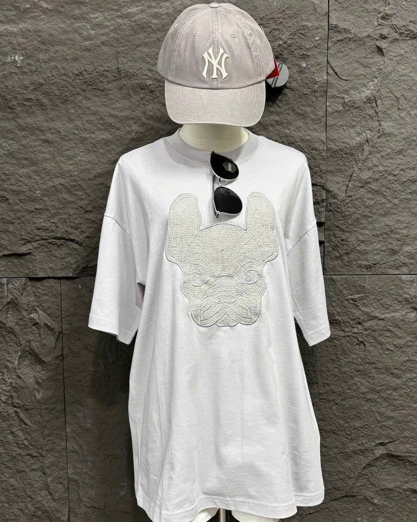  Áo thun Life Work [Unisex] - Laceradock Applique Short Sleeve T-Shirt - LW232TS125 