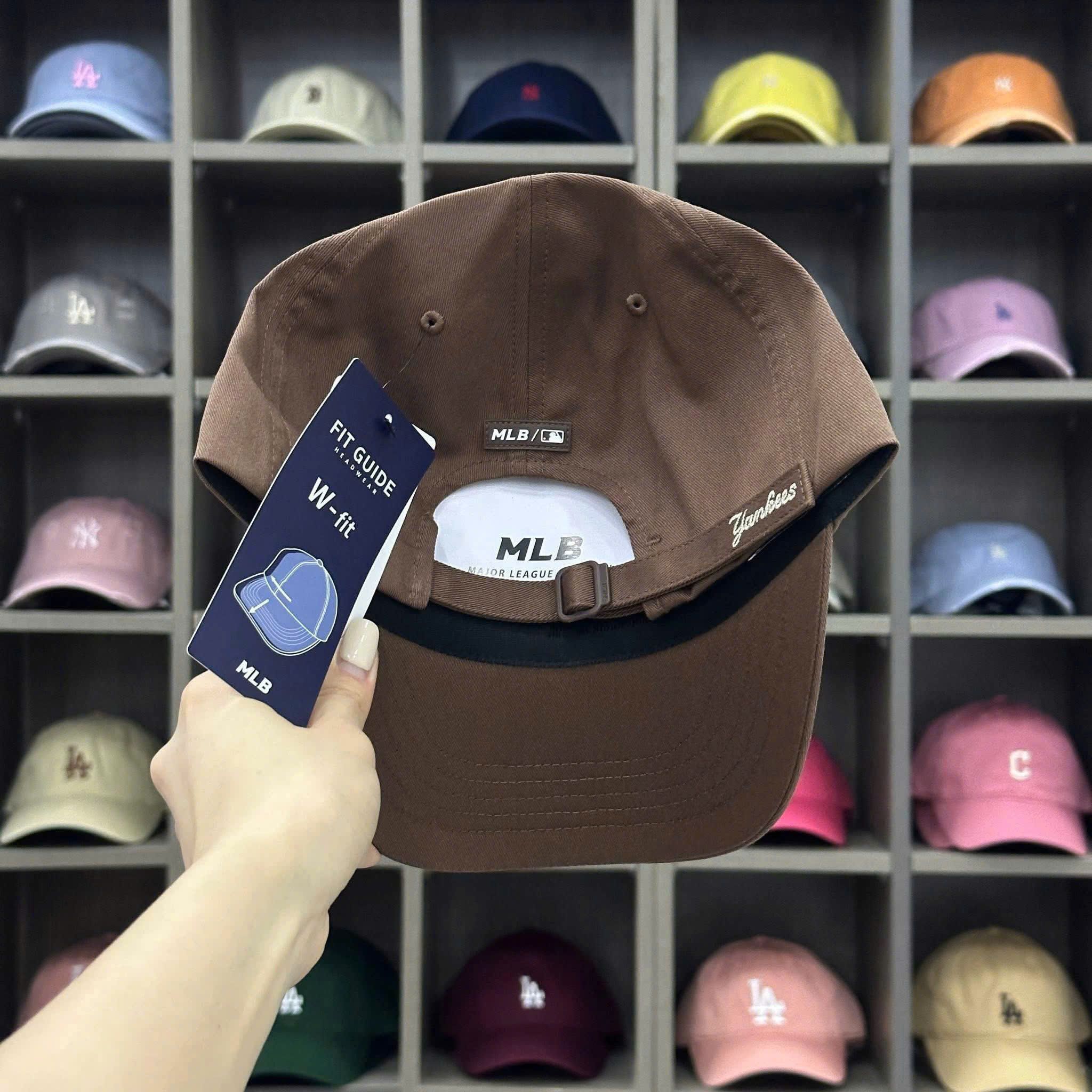  Nón MLB Korea - Nano Logo Unstructured Ball Cap NY Yankees - 3ACPB045N-50BRS 