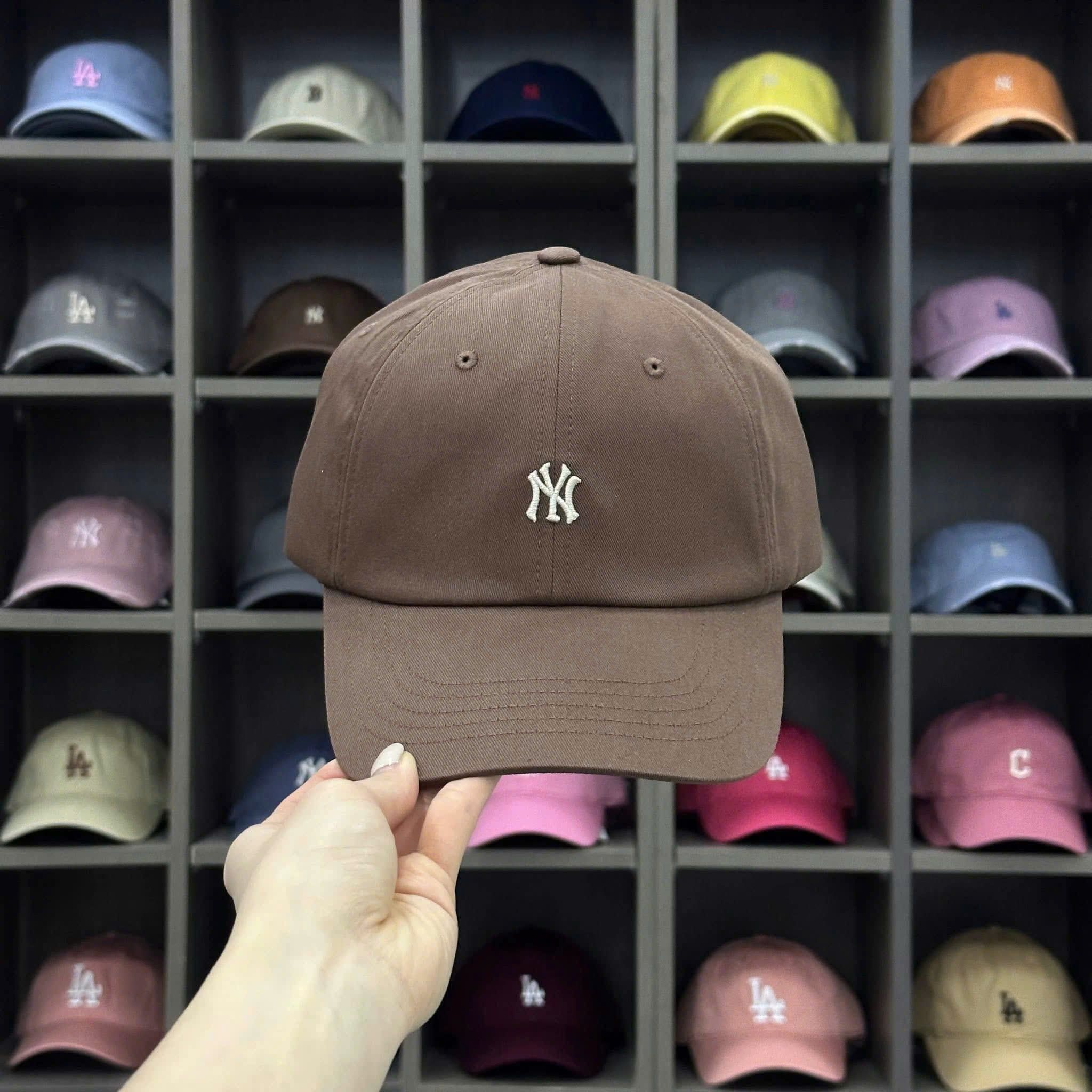  Nón MLB Korea - Nano Logo Unstructured Ball Cap NY Yankees - 3ACPB045N-50BRS 