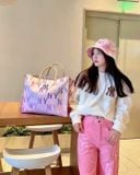  Túi MLB Korea - Gardient Mono Coated Canvas Large Tote NY Yankees - 3AORL0233-50VOS 