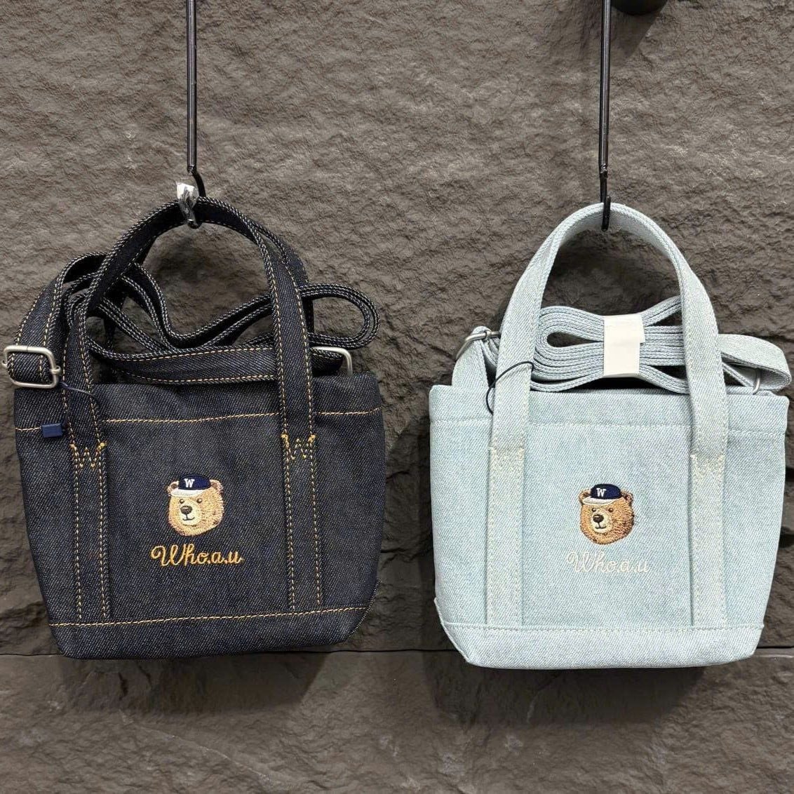  Túi Xách Whoau - Steve Denim Mini Tote Bag - WHBGG2323A 