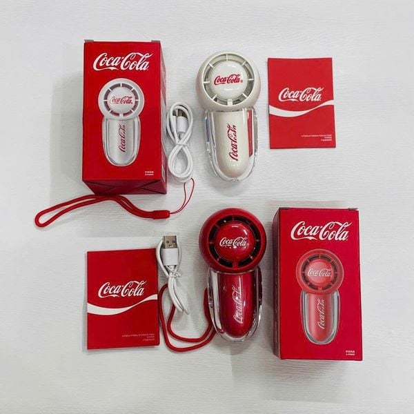  Quạt Mini Cầm Tay Coca Cola Lifestyle 