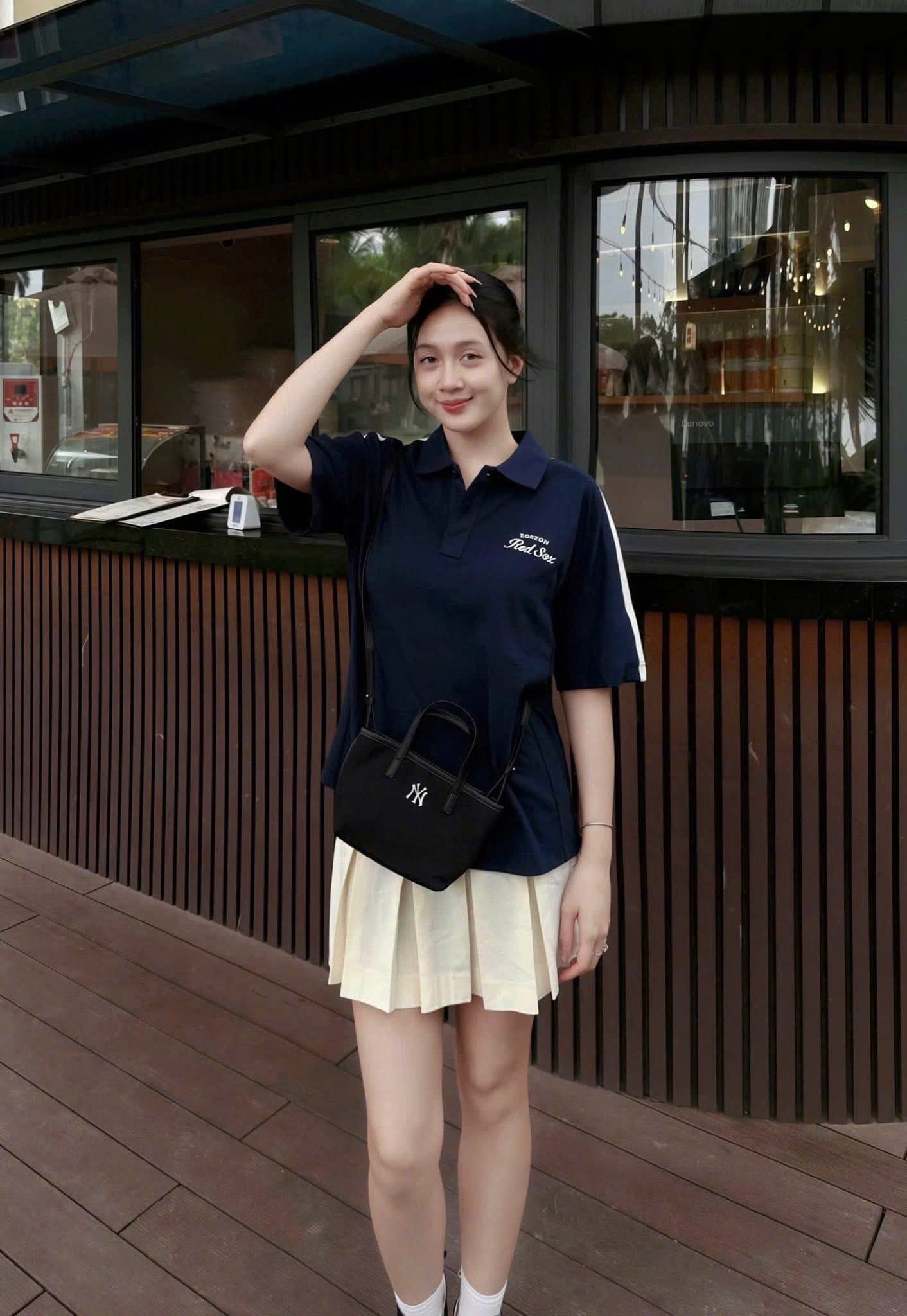  Áo Polo MLB [Unisex] - Varsity Sporty Oversized Collared - 3APQV0153 