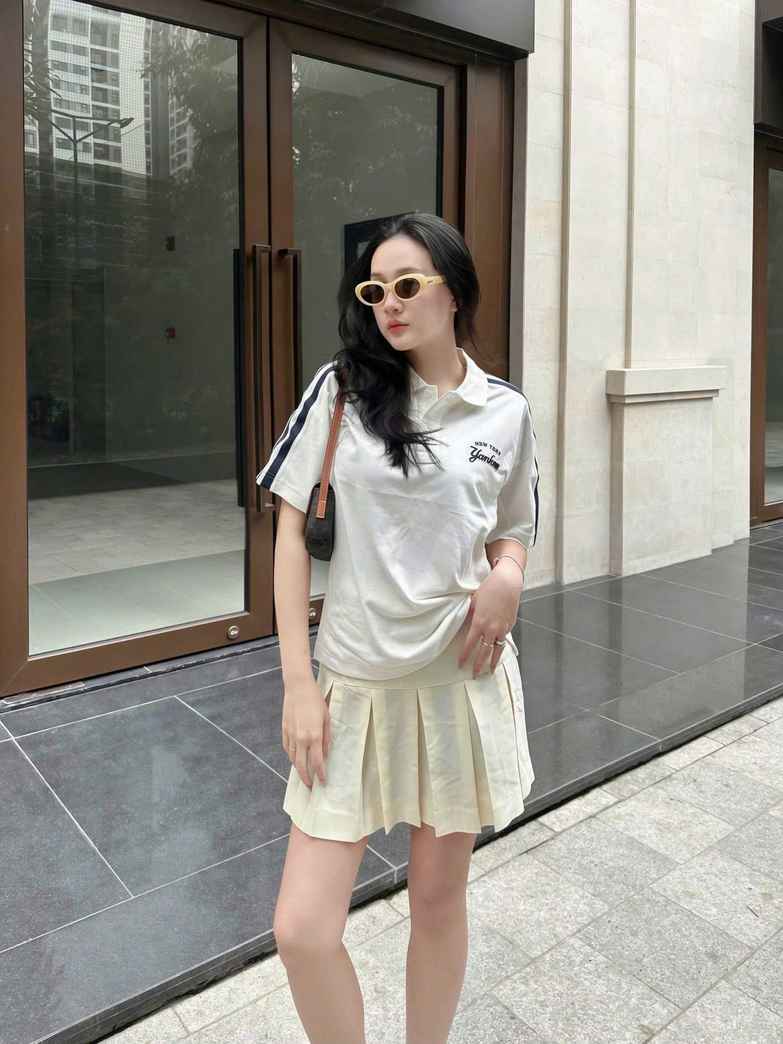  Áo Polo MLB [Unisex] - Varsity Sporty Oversized Collared - 3APQV0153 