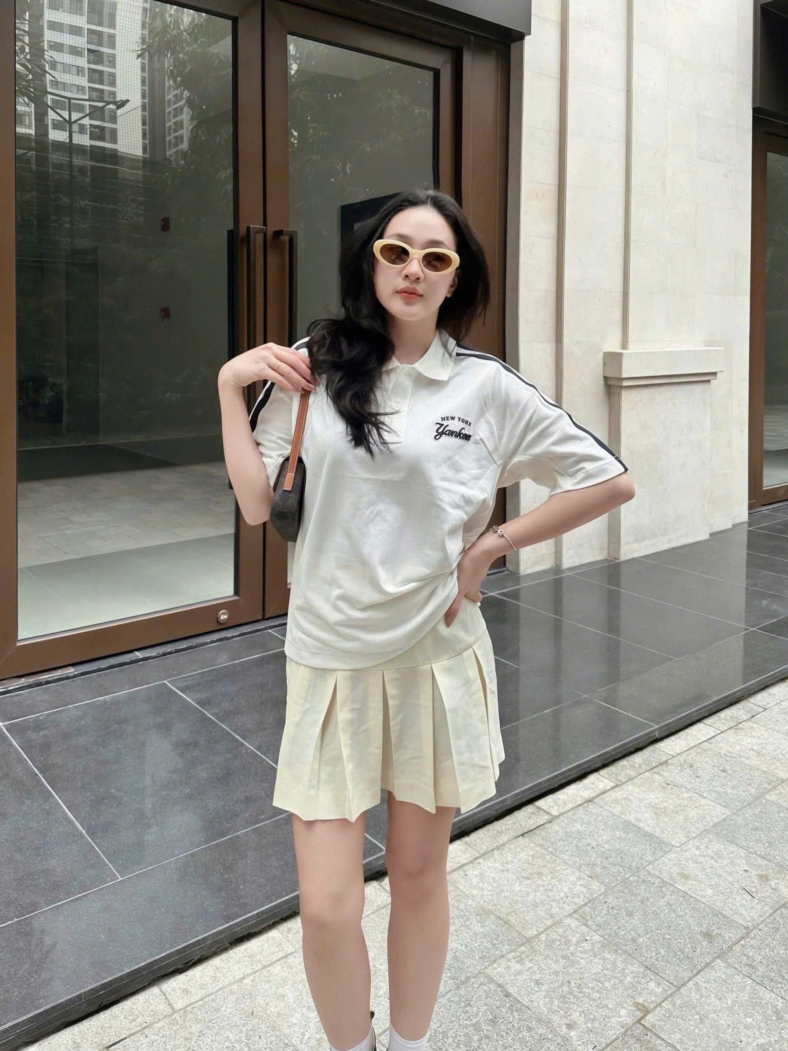  Áo Polo MLB [Unisex] - Varsity Sporty Oversized Collared - 3APQV0153 