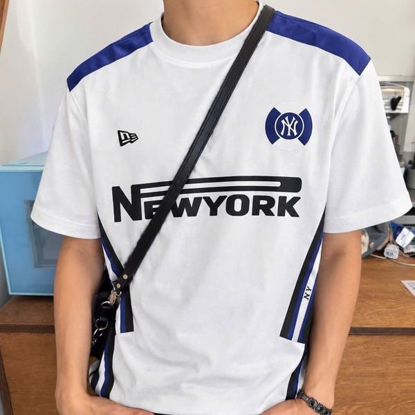 Áo Thun New Era - [Unisex] NY Yankees Hip Line White/Blue - 13256661