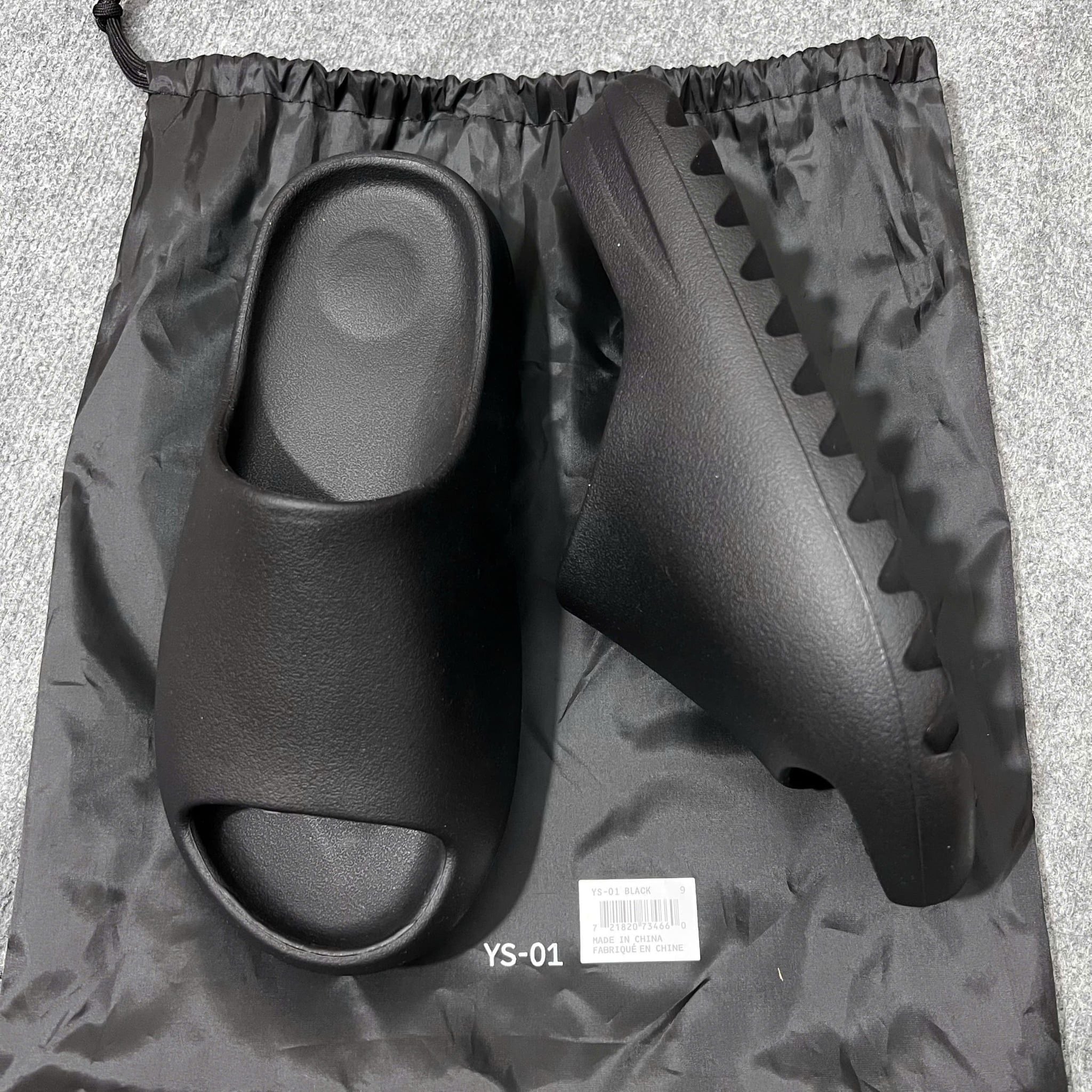  Dép Yeezy - YS-01 Black 