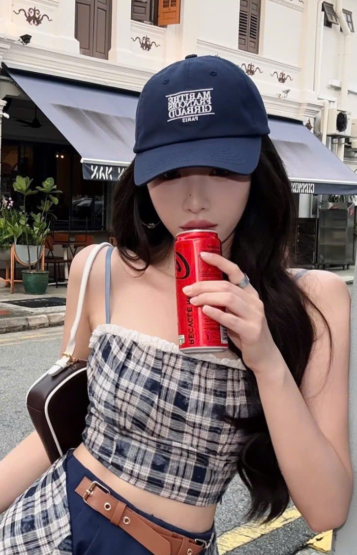  Nón Marithe & Francois Girbaud - Classic Small Logo Cap Navy 
