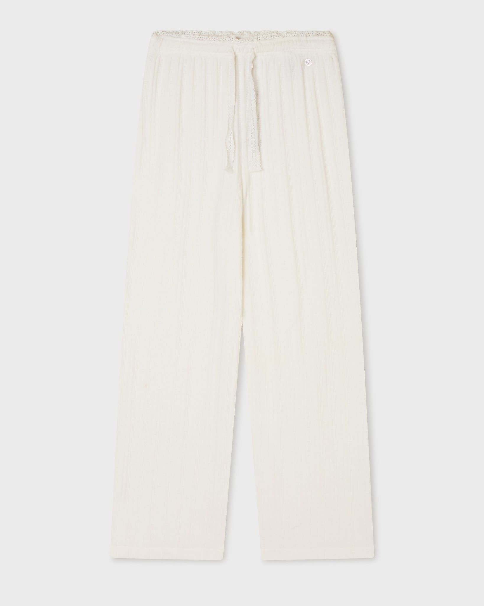 Set Polo Whoau [Nữ] Summer Eyelet Jacquard - WHAAG2551F / WHTMG2551F 