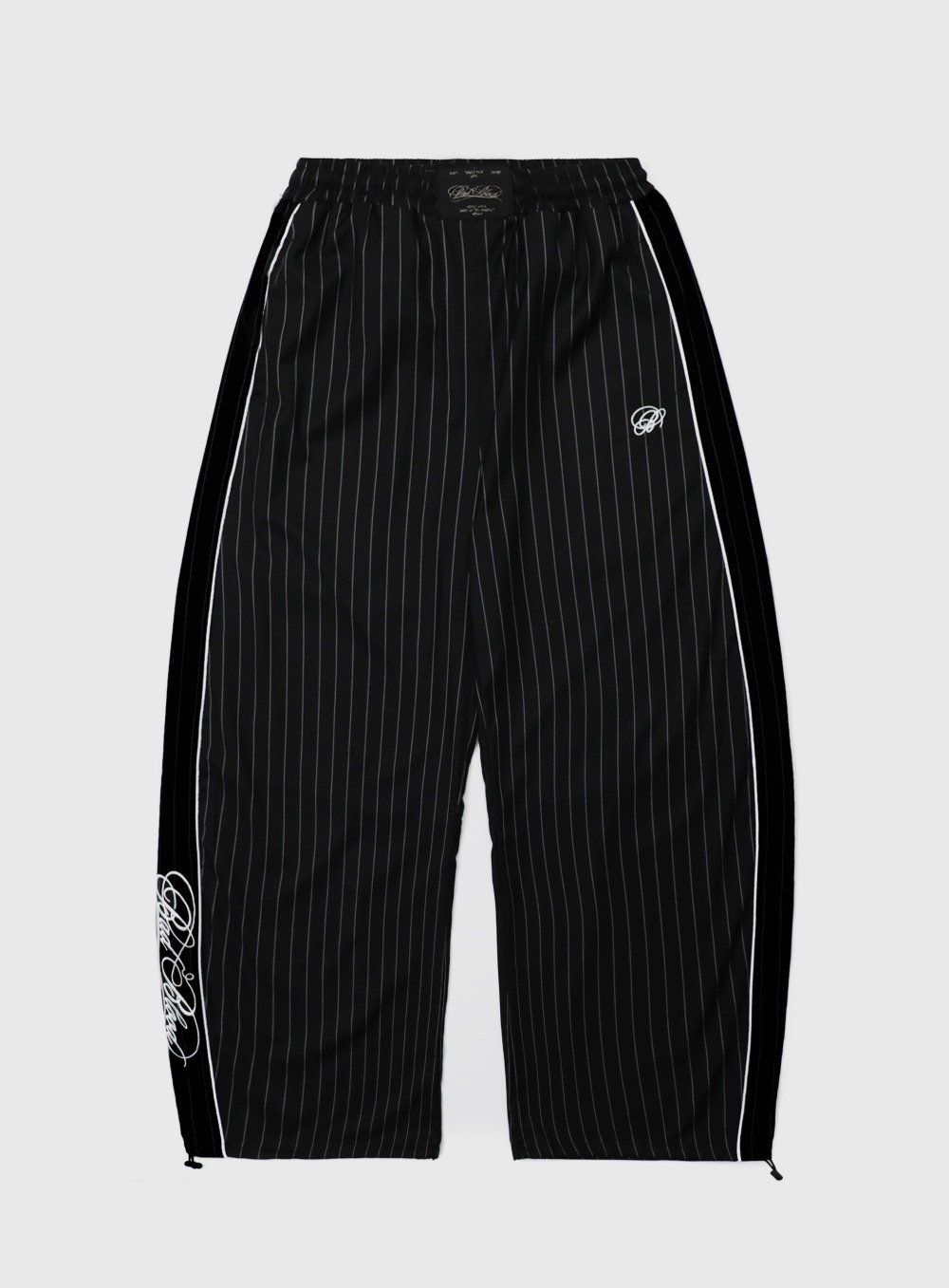 ★BADBLOOD★ Dark Classic Pinstripe Track Pants Black w-pts2 Quần Dài [Unisex] Badblood [w-pts25-024] Dark Classic