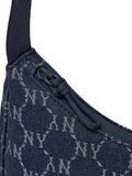 Túi Xách MLB Diamond Monogram Denim JQD Hobo Bag NY Yankees - 3ABQMV45N-50INS 